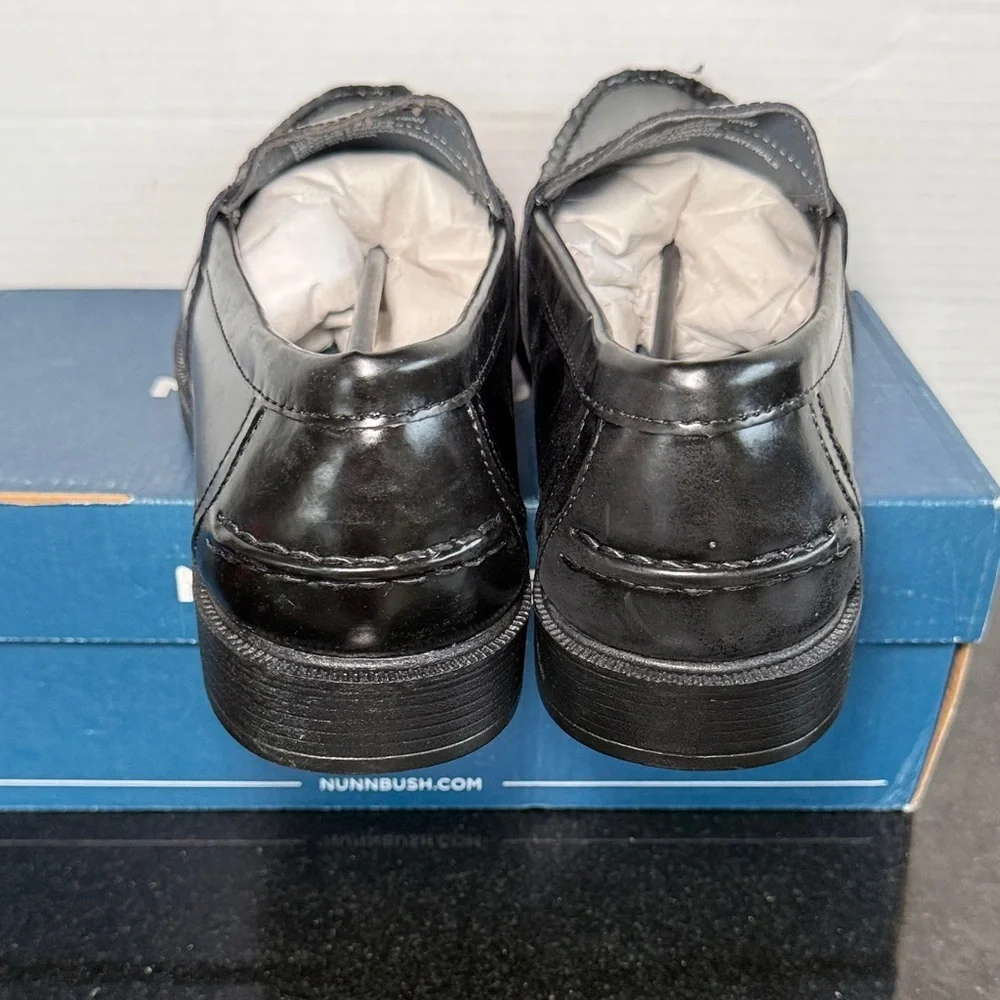 NEW! Nunn Bush Men's Lincoln Moc Toe Penny Loafers 10.5W